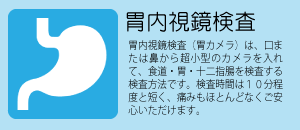 胃内視鏡検査｜消化器科内科｜福岡県糟屋郡